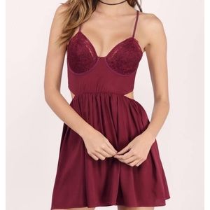 Burgundy Dress